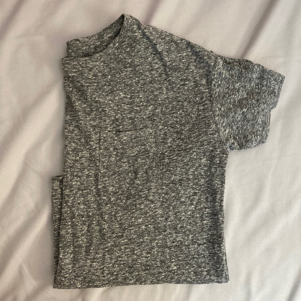 Gray Light Weight Blouse/Tee